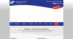 Desktop Screenshot of novadoor.nl