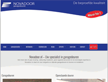Tablet Screenshot of novadoor.nl
